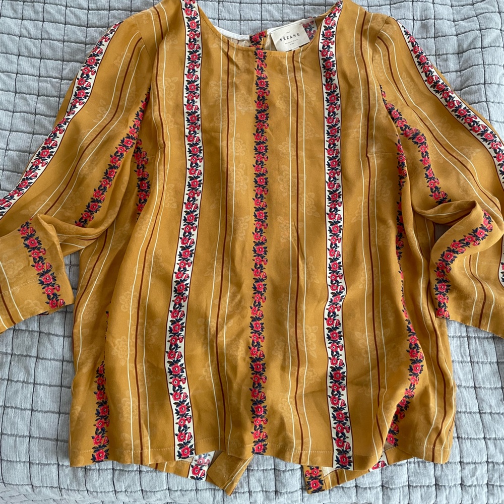 Sèzane Silk Top.